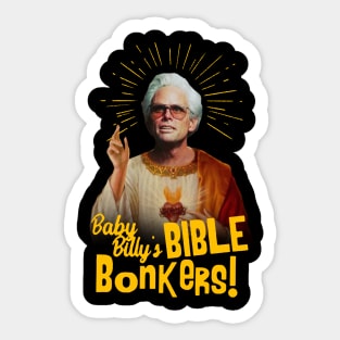 baby billy bible god Sticker